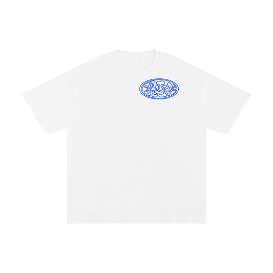 Lucky Cat Tee - Blue